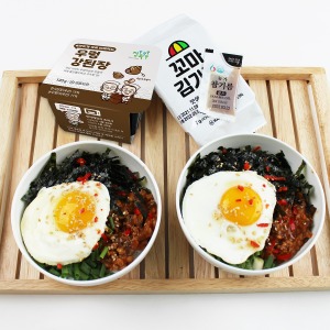 [SET] 정옥 우렁강된장 비빕밥 세트 (강된장+김+참기름+즉석밥2)