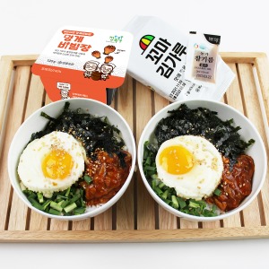 [SET] 정옥 통영 멍게비빔밥 세트 (멍게장+김+참기름+즉석밥2)
